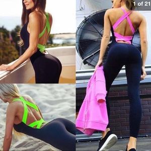 One piece workout suit